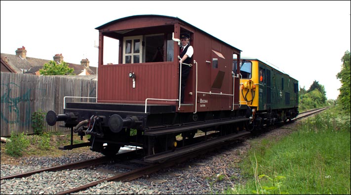 Class 73 001 on the Fletton Branch