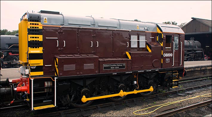 Class 08899 at tthe Nene Valley Diesel Gala