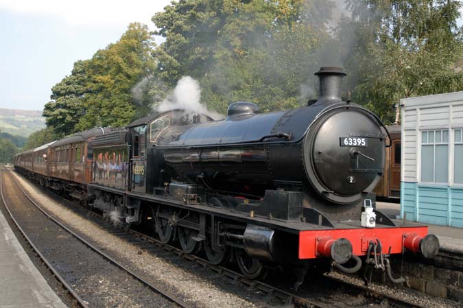 63395 at Grosmont on the NYMR