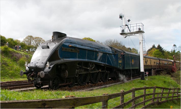 A4 Sir Nigel Gresley at the NYMR 