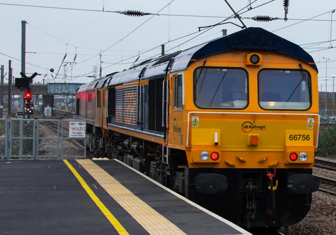 GBRf class 66715 and class 66756 