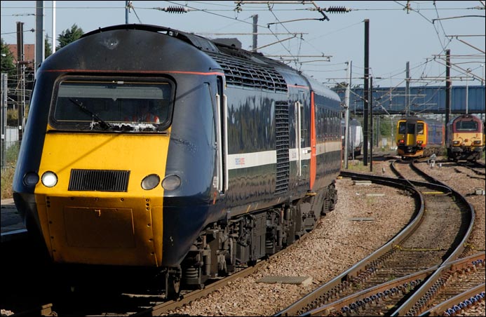 National Express East Coast HST coming into platform 3 on the 4th of July 2009  