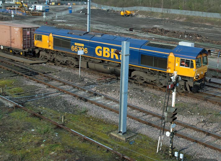 GBRf class 66706 Nene Valley 