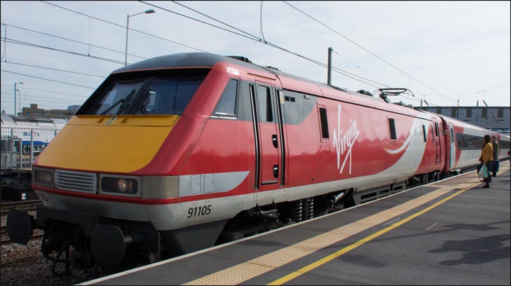 Virgin East Coast class 91105 