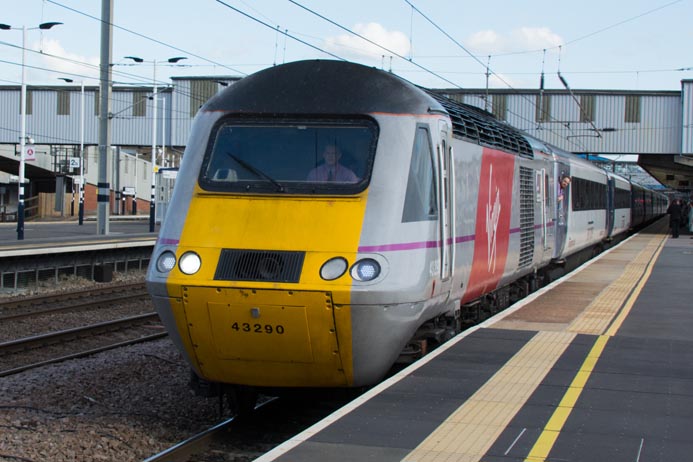 Virgin East Coast HST 43290 at Peterborough